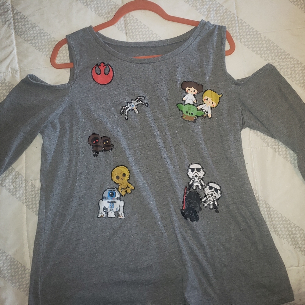 Disney Star Wars Cold-Shoulder t-shirt